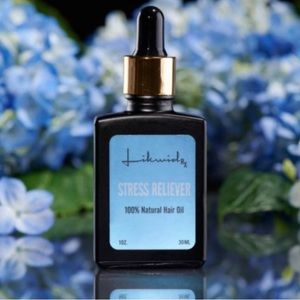 LIKWID RX
Stress Reliever 100% Natural Hair Oil, 1 oz NEW/ SEALED BOTTLE